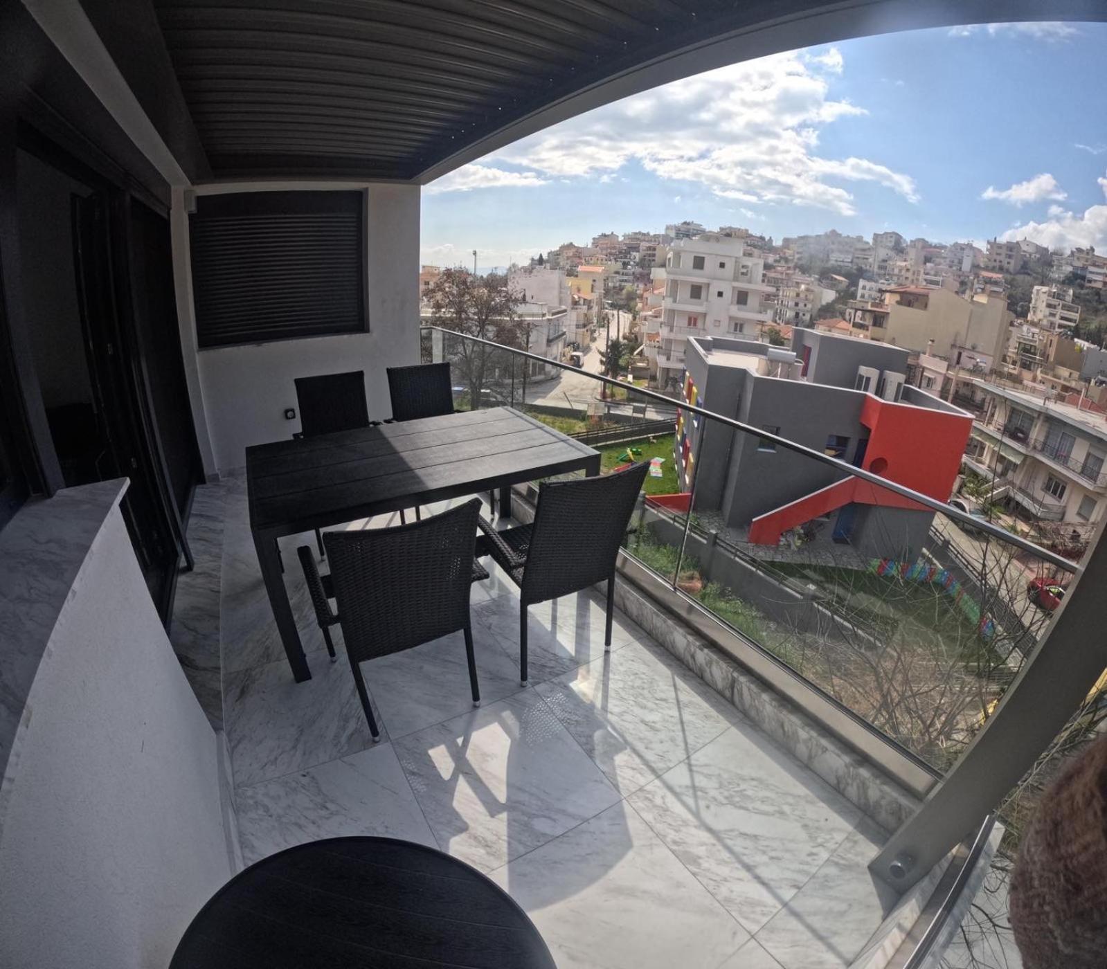 Casa Bianca Apartment Kavála ภายนอก รูปภาพ